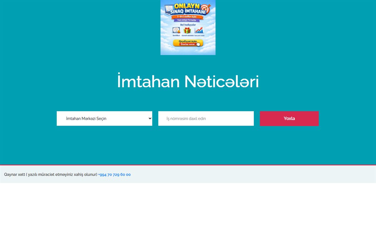 Neticen.az — İmtahan Xidməti Mərkəzi