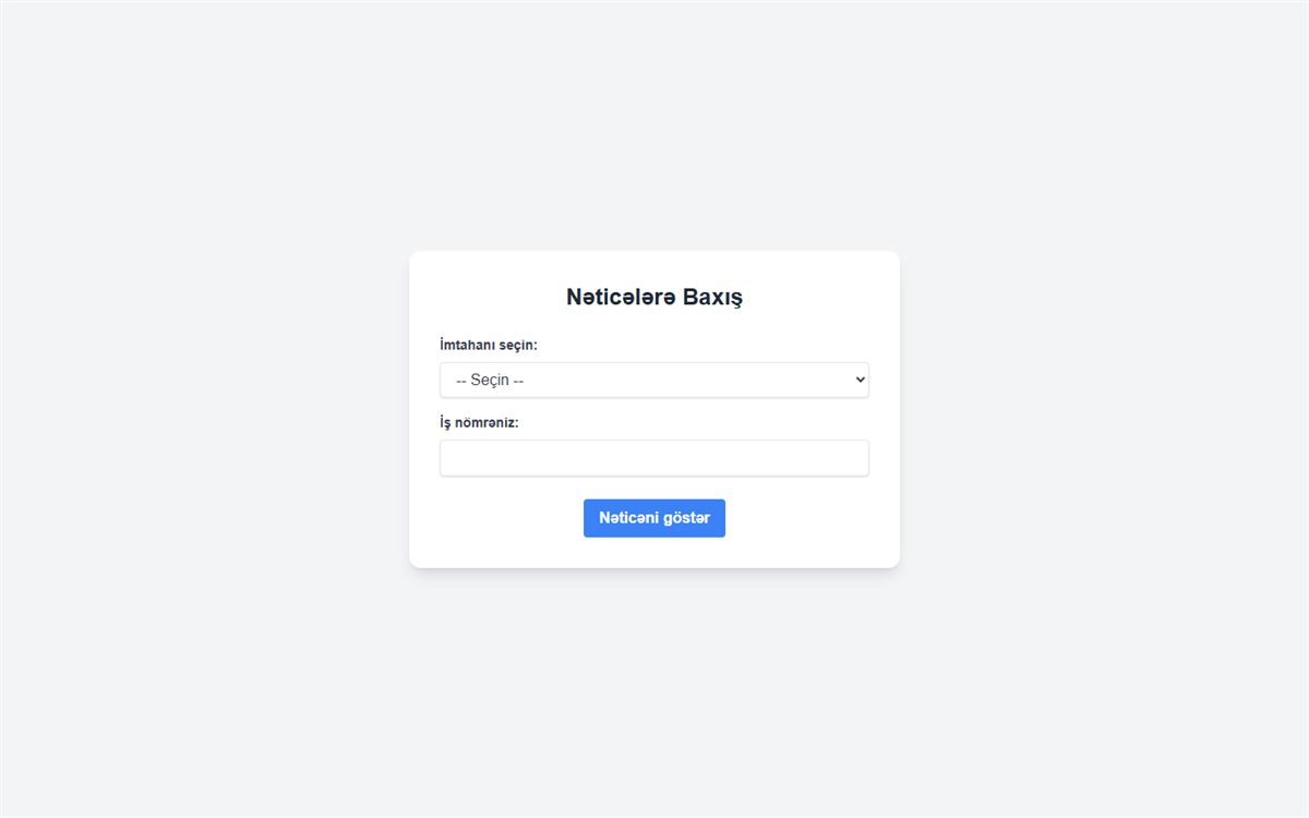 FZ Academy — Sınaq nəticələri