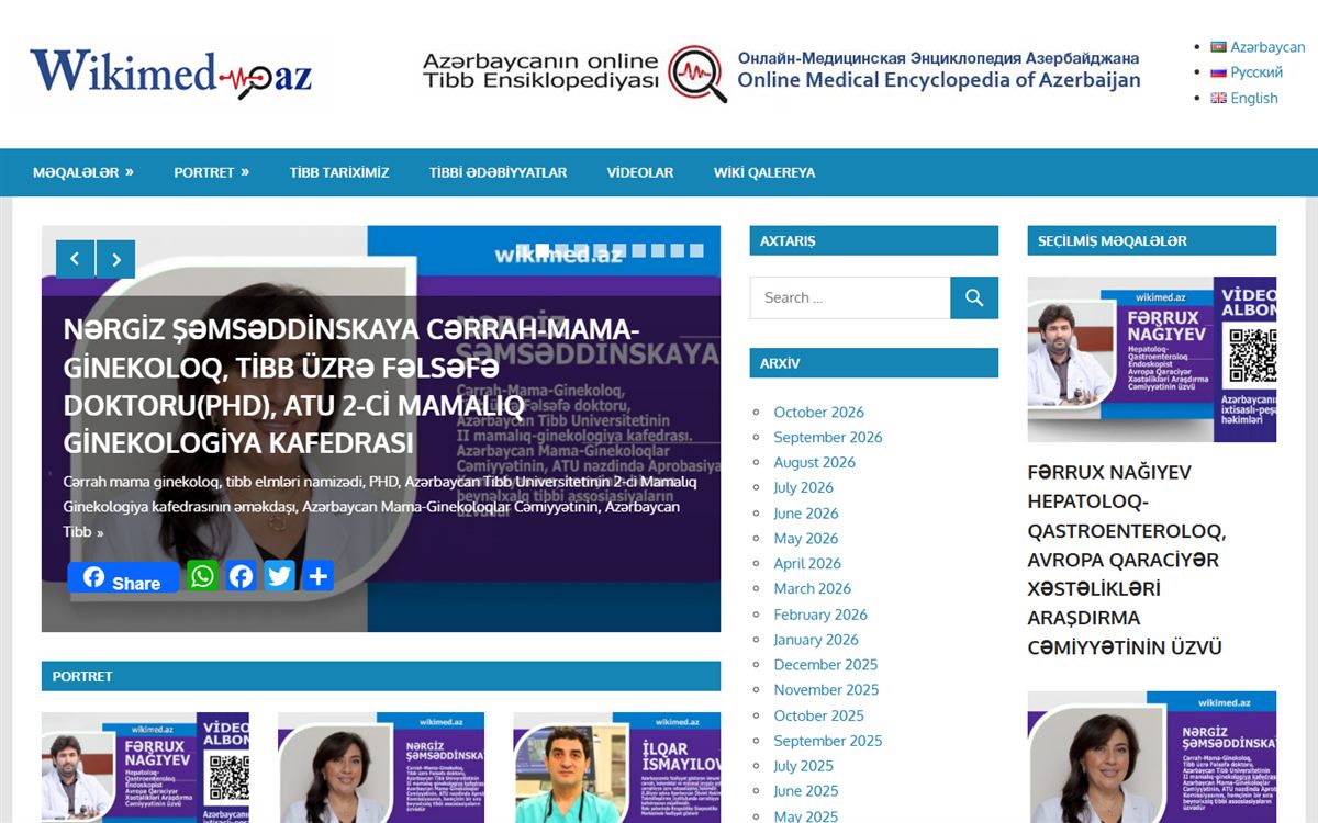 Wikimed.az — Azərbaycan Tibb Ensiklopediyası